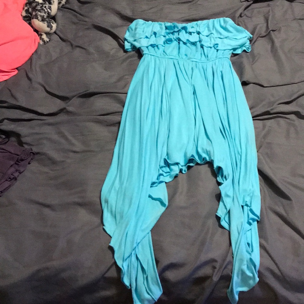 Blue dress